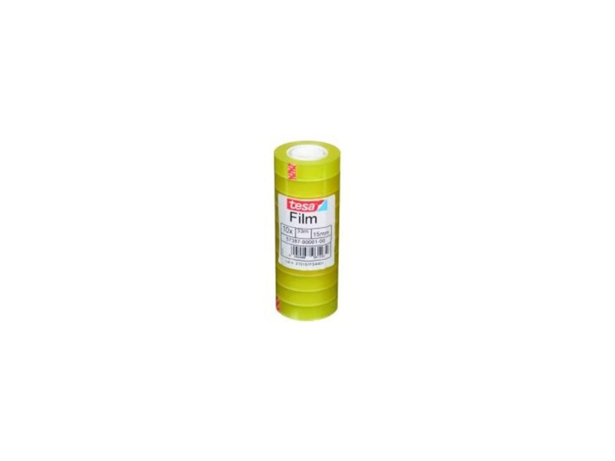 Ruban adhésif Tesa 33x15 transparent pack 10 pièces
