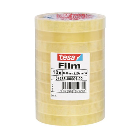 Ruban adhésif Tesa 66x15 paquet de 10 rouleaux