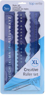 Jeu de règles créatives 30 cm, 3 pcs.