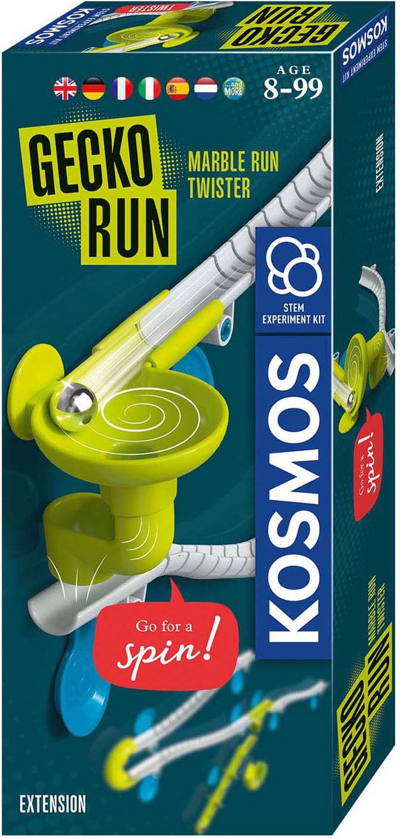 Cosmos gecko run - twister de piste de marbre
