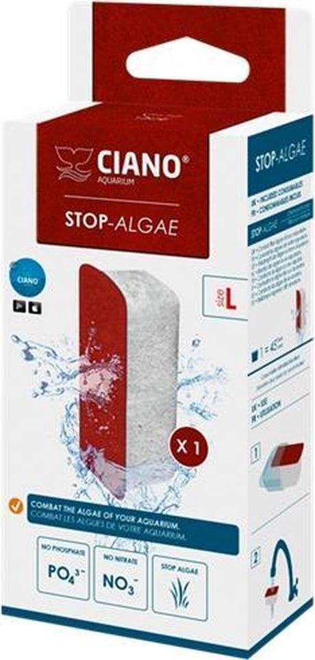 Grands tampons de rechange Ciano pour filtre d'aquarium cfbio150 et cfbio250 - type : stop-algue