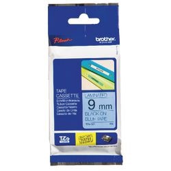 Ruban d'étiquettes brother tze521 noir, bleu 9mmx8m