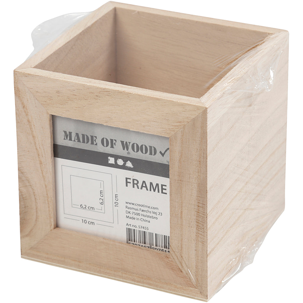 Société créative https: www.ccobby.nl plumier-taille-10x10x10-cm-taille du trou-6-2x6-2-cm-1-pièce