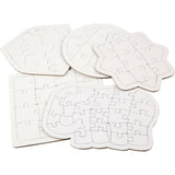 Puzzle Creativ company, taille 17-21 cm, blanc, 10 pièces, 1 boîte