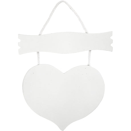 Coeur d'entreprise Creativ avec assiette, dim. 28x19 cm, épaisseur 5 mm, 1 pièce