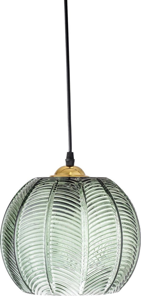 Bloomingville lampe à suspension verre adar vert