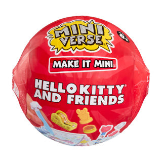 Miniverse make it make it mini hello kitty et amis série 3 - ensemble d'artisanat - faire des miniatures sanrio