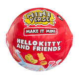 Miniverse make it make it mini hello kitty et amis série 3 - ensemble d'artisanat - faire des miniatures sanrio