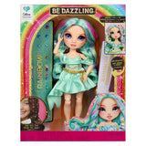 Rainbow High Be Dazzling Fashion Dolls - Céline turquoise (sarcelle) avec outil bedazzle et strass scintillants