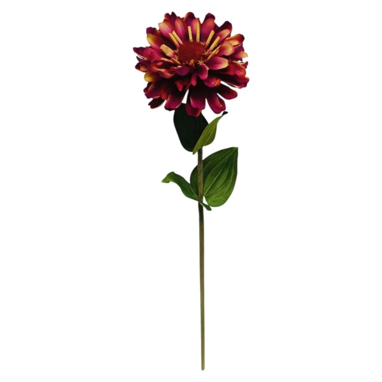 Atmosphère manoir fleur artificielle zinnia violet 58cm