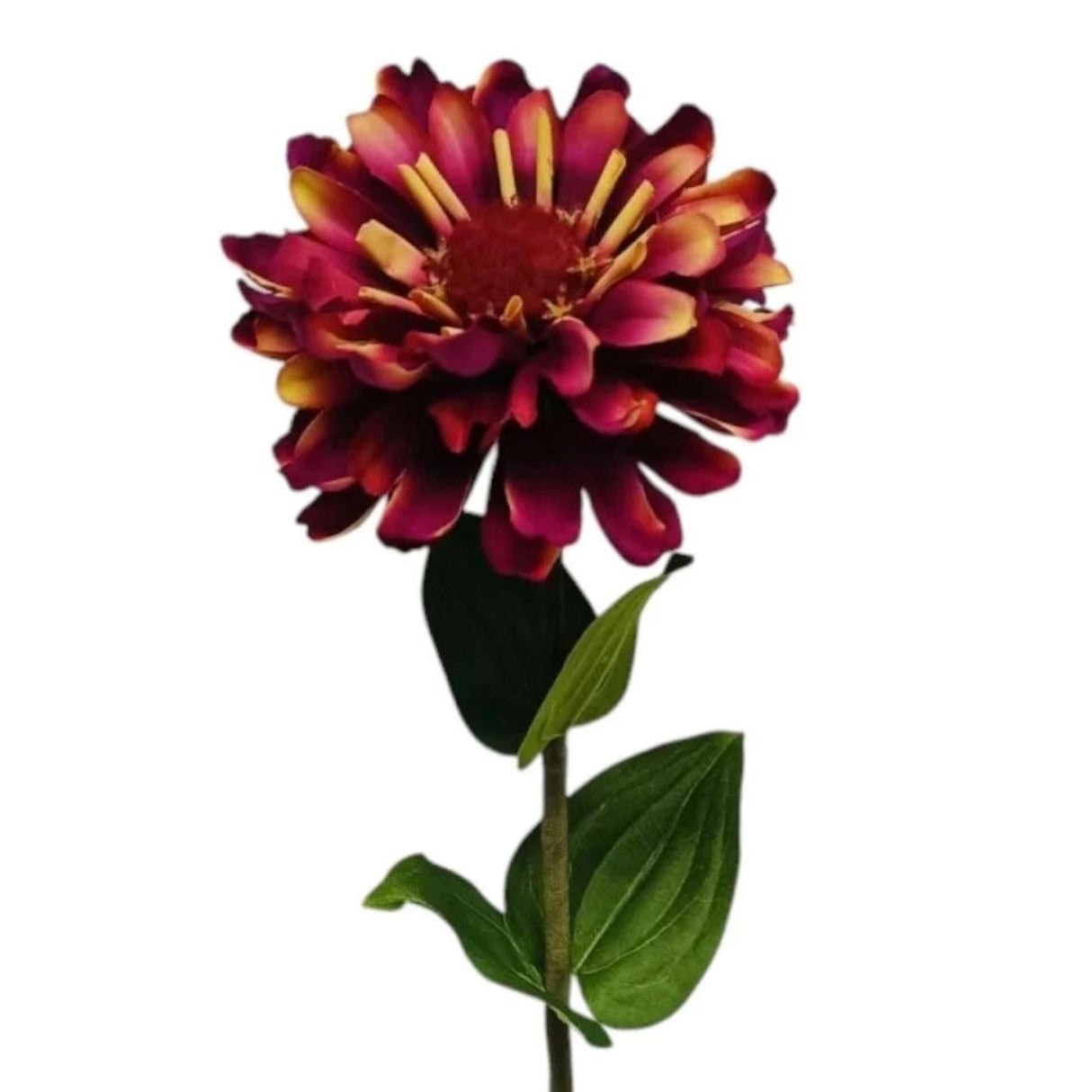 Atmosphère manoir fleur artificielle zinnia violet 58cm