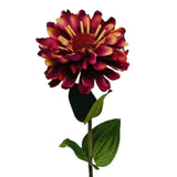 Atmosphère manoir fleur artificielle zinnia violet 58cm