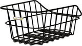 Basil Cento alu bicycle basket on the back black