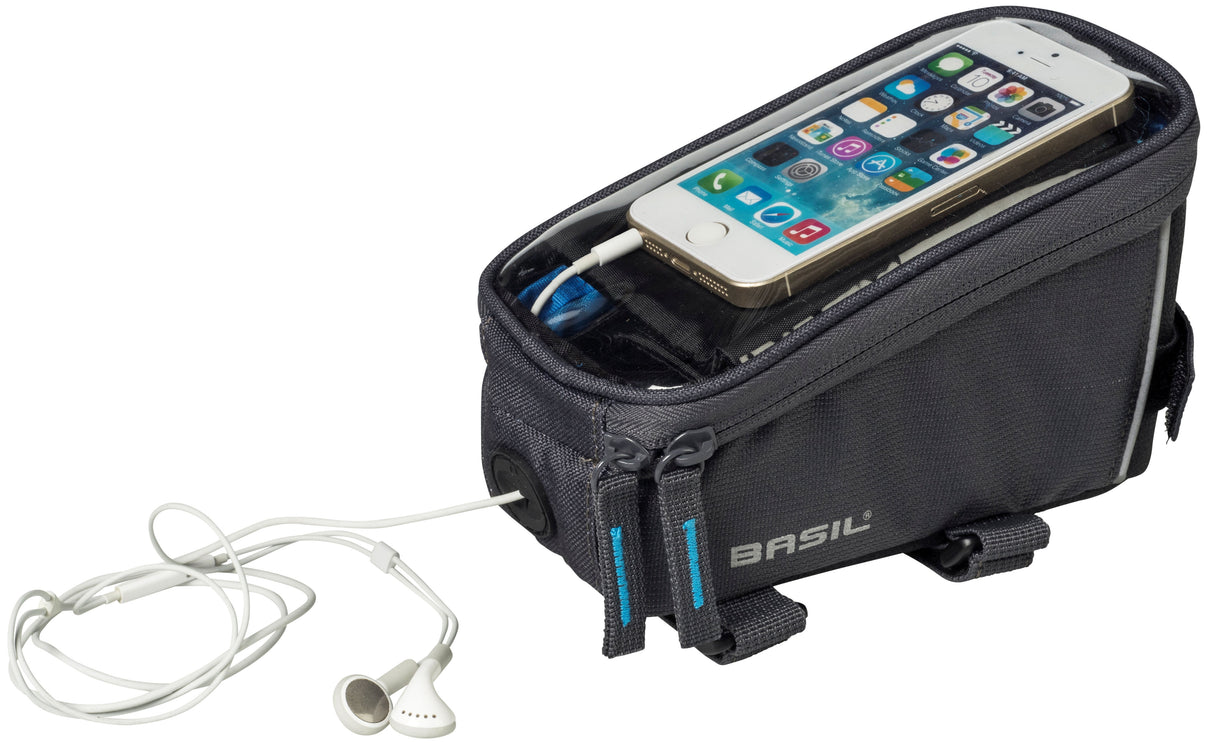 Basil Sport Design Bag - Gray Smartphone Frametas