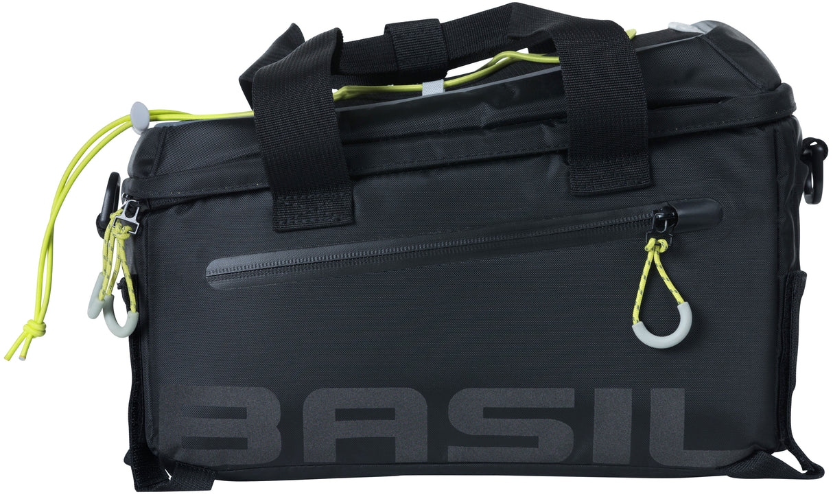 Basil Meilen Trunkbag - sportlech schwaarz Gepäckgeschäfter Bag fir Sportsfongen - 7l - Black Limite