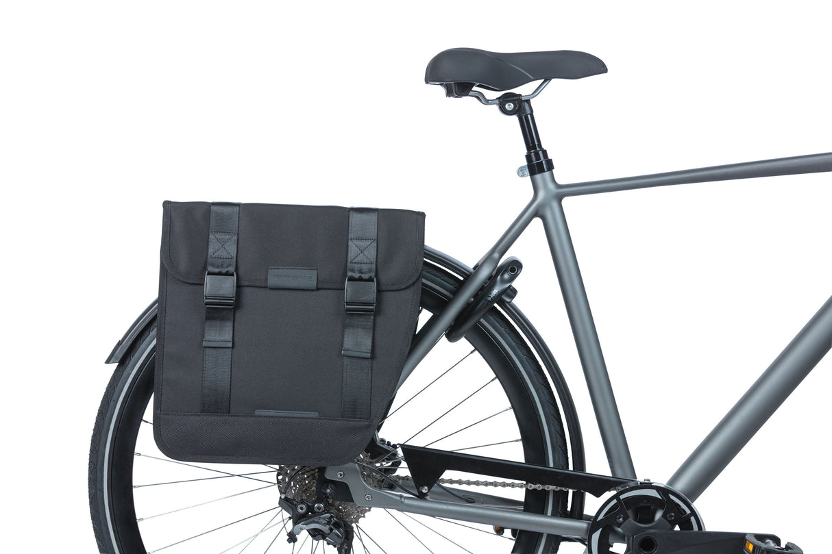 Basil Tour Double Bicycle Bag Black 35L