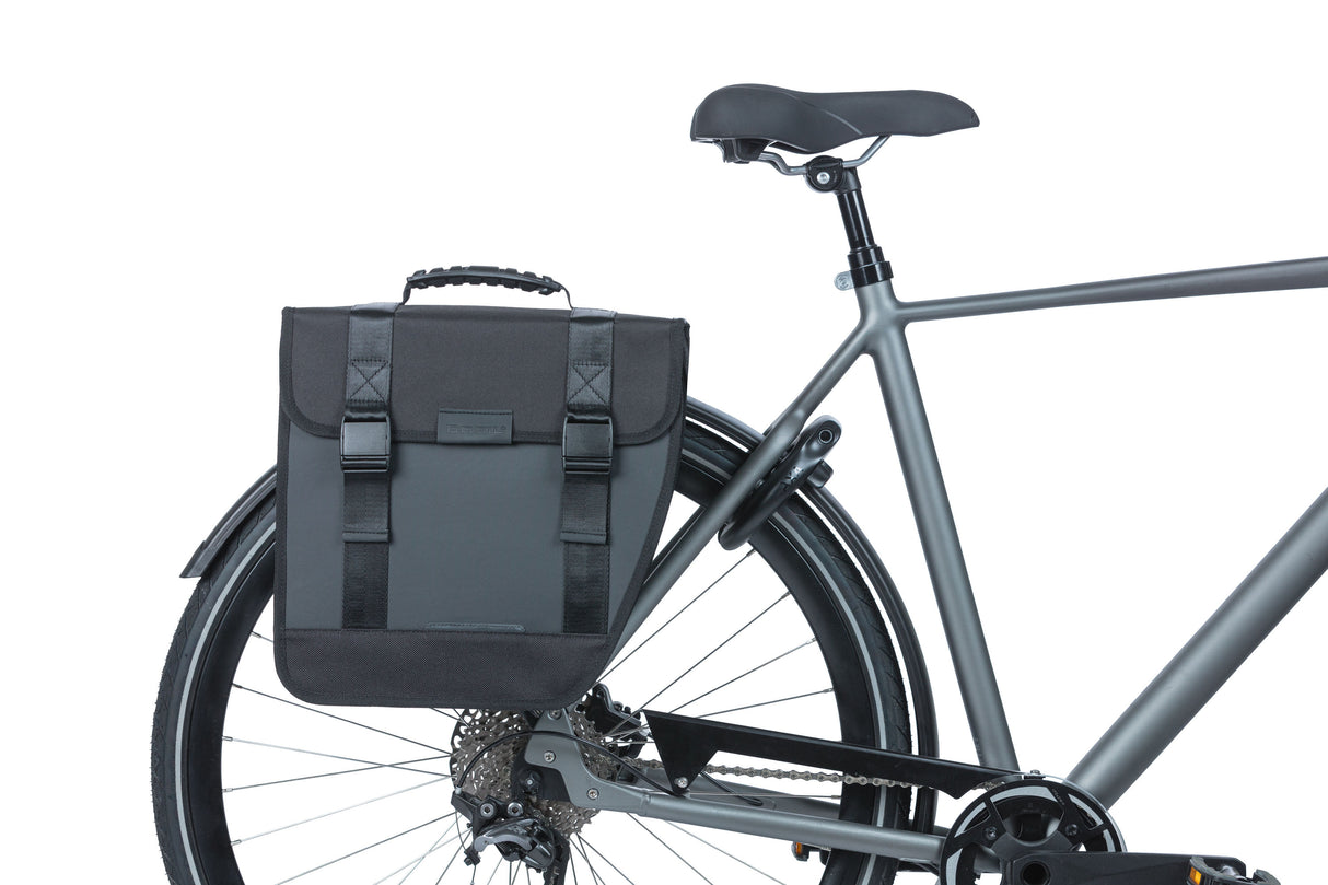 Basil Tour Left Some bicycle bag, black, waterproof