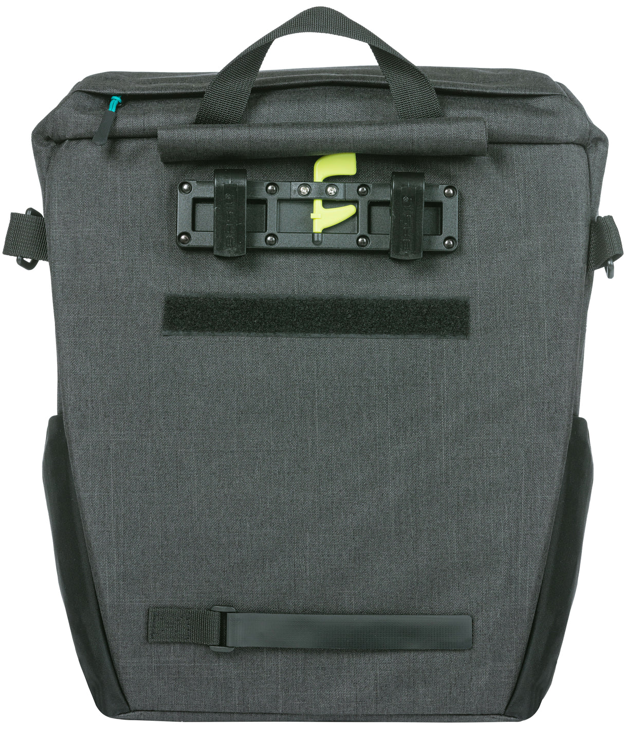 Basilikum Discovery 365d Single Bicycle Bag L - Sporty, leichte Single -Fahrradbeutel - 20 l - schwarzer Nahkampf