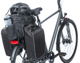 Basil Miles XL Comportamiento de equipaje Bag Implous impermeable Lima negra Sporty 9-36L Mik RT Adapterplates