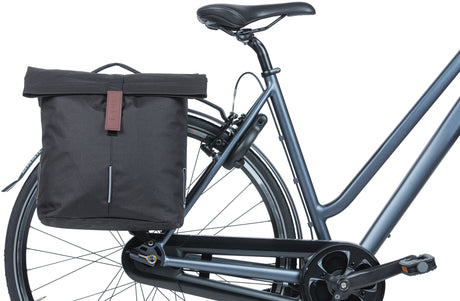 Basil City Double Bicycle Bag Mik Black