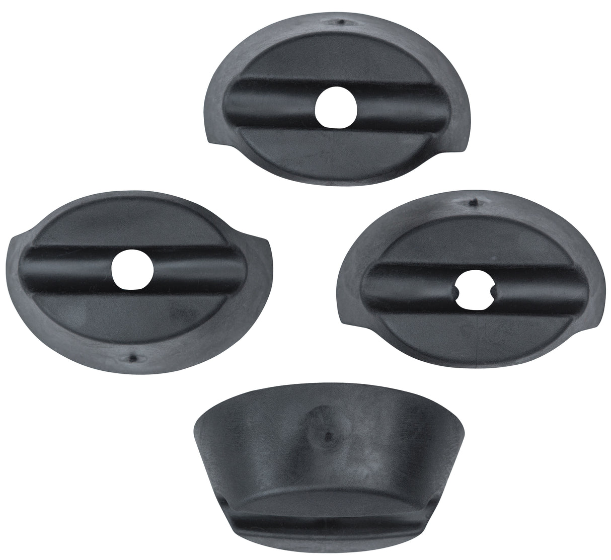 Basil Buddy Rubber Ring Set 4 Black