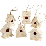 Entreprise créative https: www.ccobby.nl birdhouse-h-7-cm-6-piece-1-box
