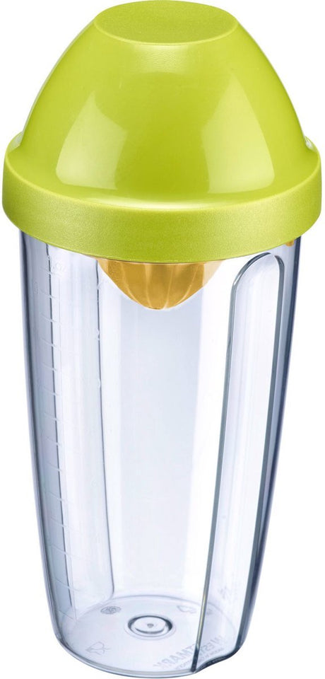 Mélangeur Westmark avec presse-agrumes et disque mélangeur amovible, capacité : 0,5 l, hauteur : 18,7 cm, plastique, sans BPA, presser + secouer, couleur : vert transparent jaune, 30792270