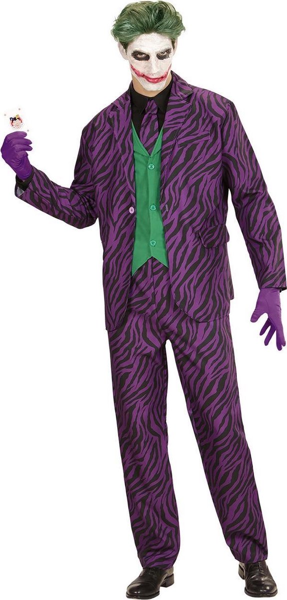 Déguisement de joker Finidi | farceur chic | homme | xl | costume de carnaval | déguisements