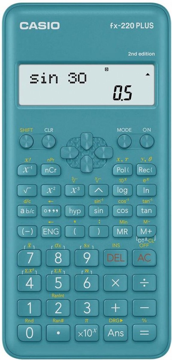Casio FX-220 Plus Calculatrice Calculatrice scientifique de poche Bleu