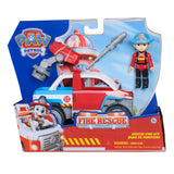 Paw Patrol - pompiers - voiture jouet VTT de Ryder - voiture jouet avec figurine de jeu