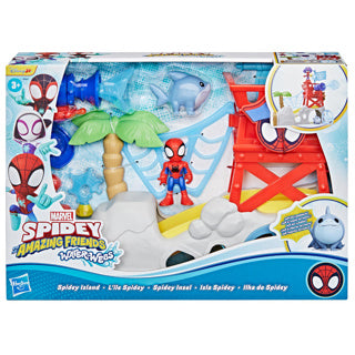 Hasbro - Toiles d'eau Spider-Man - Île des pirates