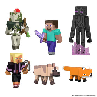 Mattel figurine minecraft steve figurine 8 cm