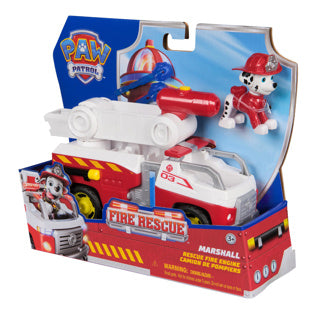 Paw Patrol - pompiers - camion de pompiers Marshall - voiture jouet avec figurine