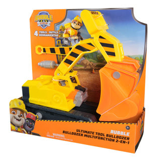 Rubble Crew Rubbles Bulldozer ultime, figurine d'action, camion jouet, jouets Paw Patrol