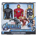 Pack de 3 séries Marvel Avengers Titan Hero