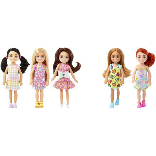 Barbie famille Chelsea 6 assortis