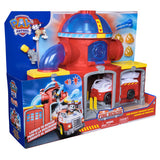 Paw Patrol - coffret de jeu caserne de pompiers - avec figurine Marshall, camion de pompiers, lumière, lanceur et effets sonores