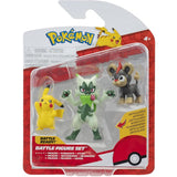 Pack de 3 figurines de combat Pokémon Litleo Pikachu #5 et Floragato