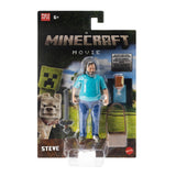 Minecraft Mattel A Movie Action Figure Steve – Figurine d'action 10 cm avec dos et sac