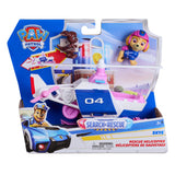 Paw Patrol - Recherche et Sauvetage - Hélicoptère Skye avec fonction de rétraction de 2 figurines - Véhicules jouets