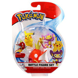 Lot de 3 figurines de combat Pokémon