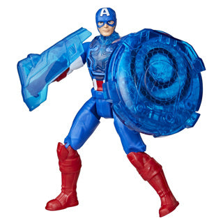 Hasbro Avengers figurine Captain America bouclier-shot cycle moto jouet.