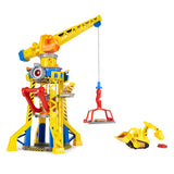 Équipage de décombres - ensemble de jeu de grue de chantier en écorce avec figurine de décombres - jouets Paw Patrol