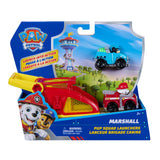 Paw Patrol - Lanceurs Marshall Pup Squad - Pack de 2 avec véhicule Rex - Ensembles de jeu