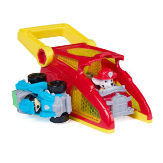 Paw Patrol - Lanceurs Marshall Pup Squad - Pack de 2 avec véhicule Rex - Ensembles de jeu