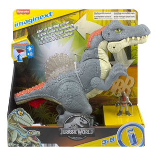 Jurassic World imaginext ultra snap spinosaurus avec lumière et son