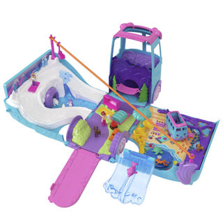 Ensemble de jeu d'aventure mobile pour animaux de compagnie Polly Pocket