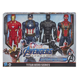 Marvel Avengers - Lot de 4 figurines Titan Heroes