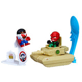 Ensemble de jeu Marvel Stunt Squad petit assorti | 8 pièces
