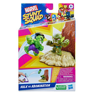 Ensemble de jeu Marvel Stunt Squad petit assorti | 8 pièces